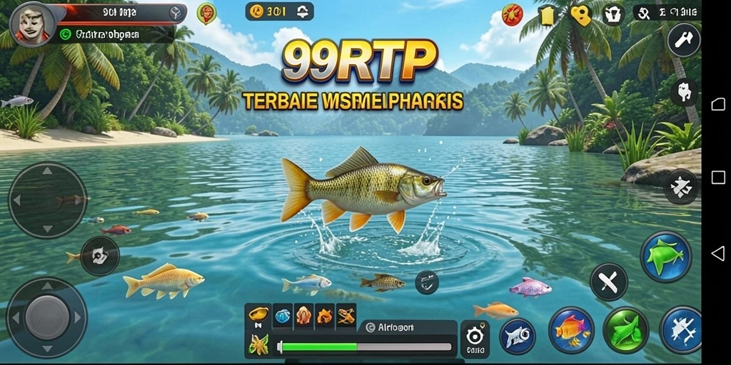Screenshot gameplay 99RTP menunjukkan moment memancing yang seru dan mendebarkan.