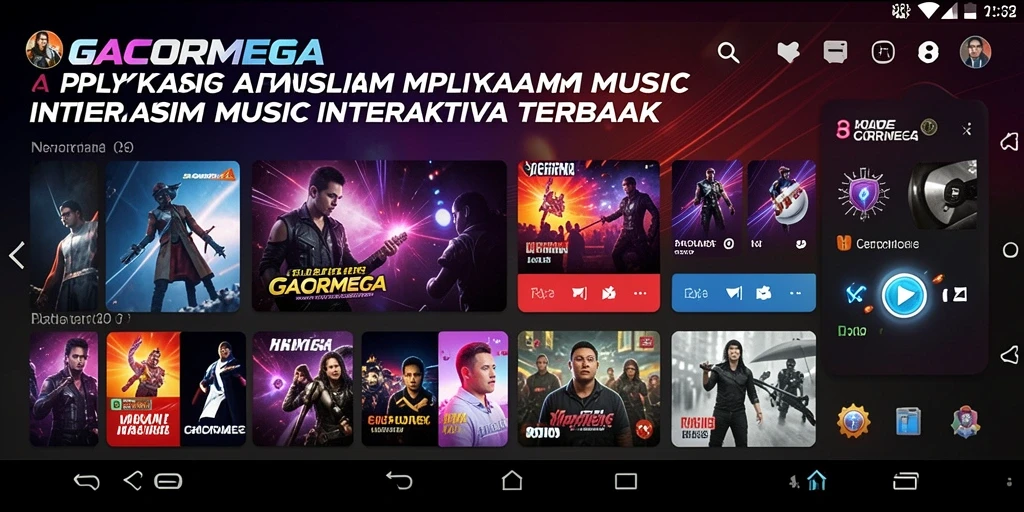 Tampilan gameplay dinamis dan interaktif dari GACORMEGA.