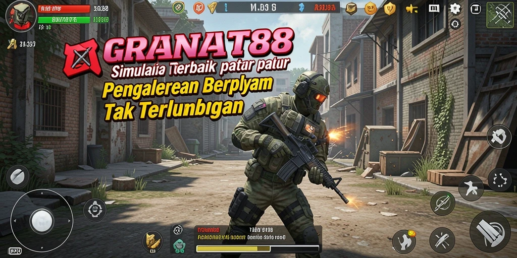 Tangkapan layar utama GRANAT88 menampilkan gameplay simulasi yang menarik dan interaktif.