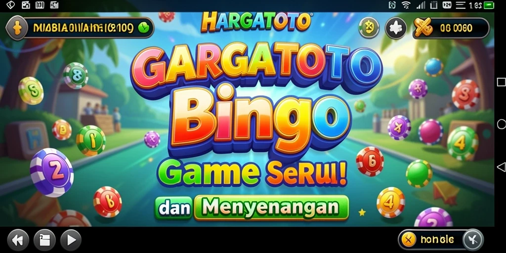 Gameplay HARGATOTO menampilkan keseruan permainan Bingo yang menegangkan.