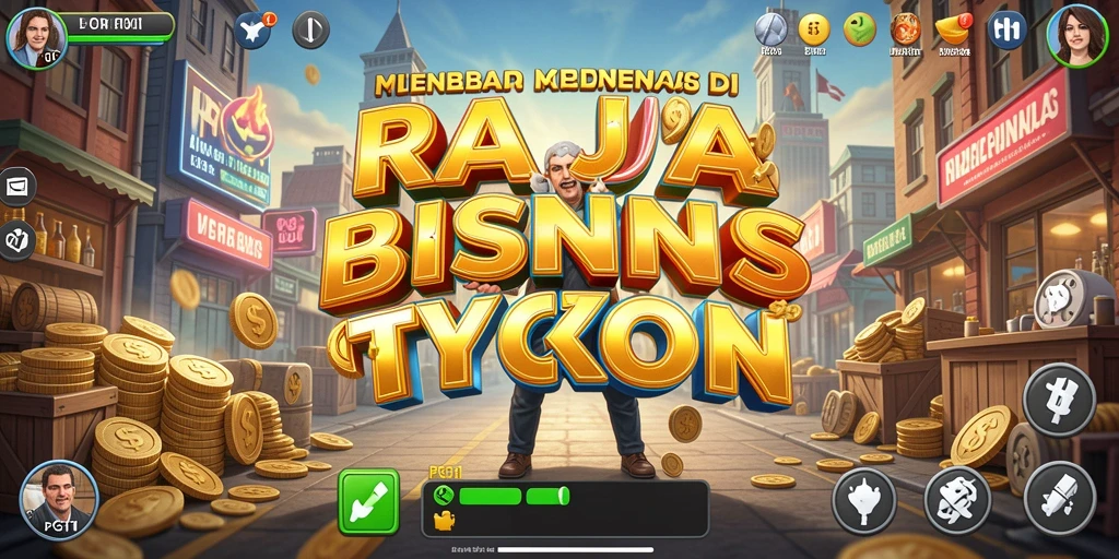 Screenshot PG11 menampilkan gameplay seru dunia Tycoon.