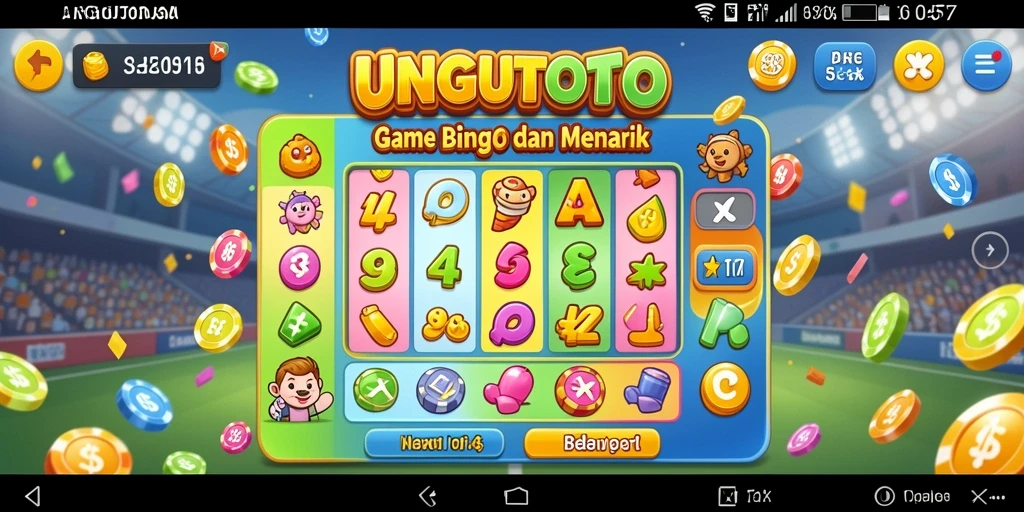 Tampilan gameplay UNGUTOTO yang seru dan interaktif.